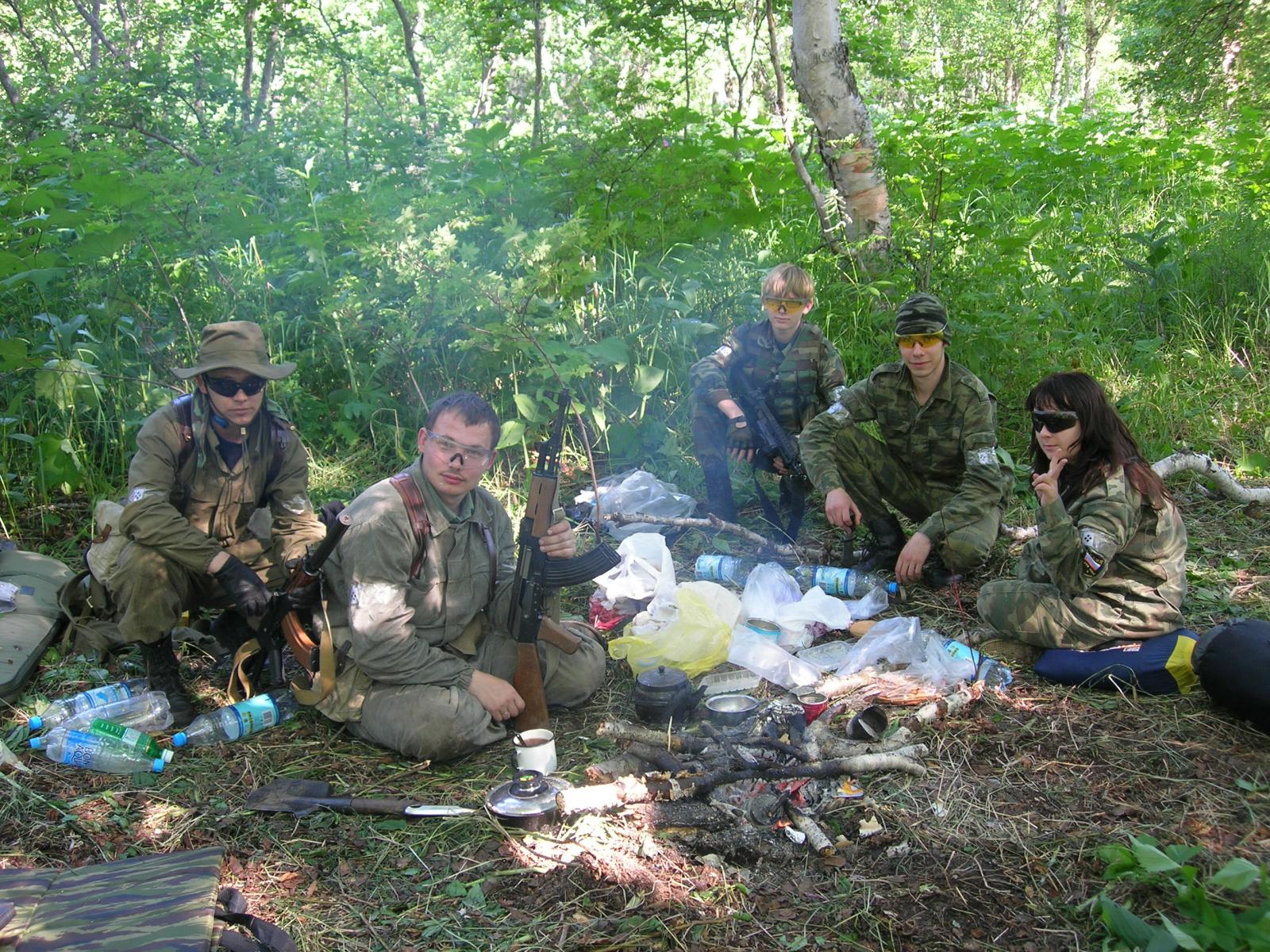 Партизаны на привале